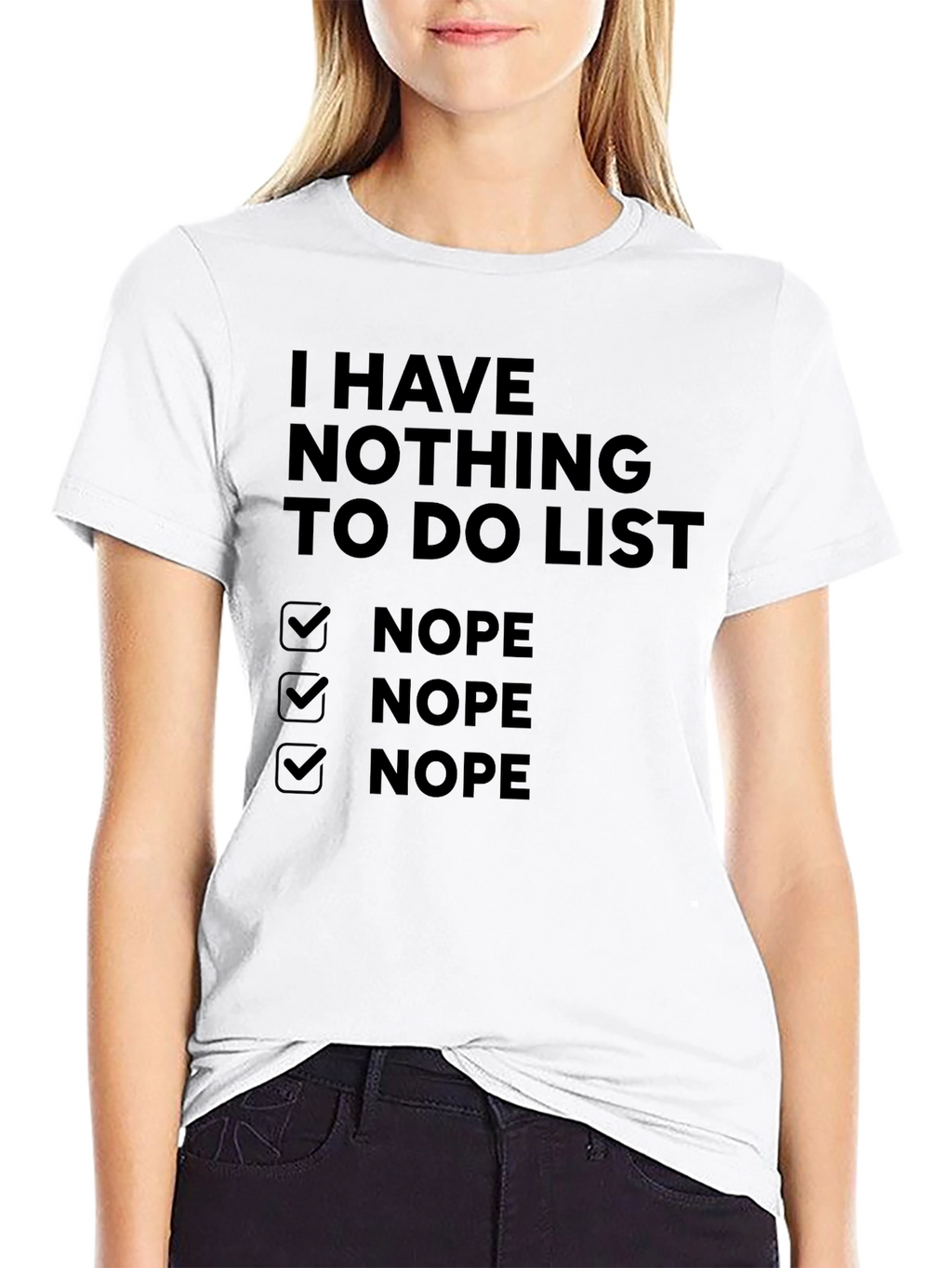 Nothing to Do List Graphic Tee