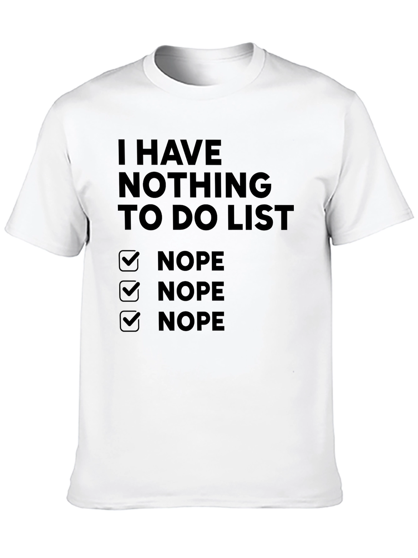 Nothing to Do List Graphic Tee