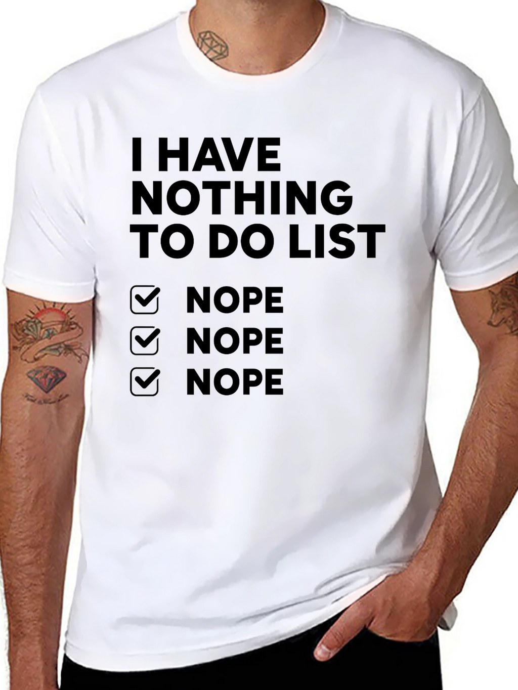 Nothing to Do List Graphic Tee