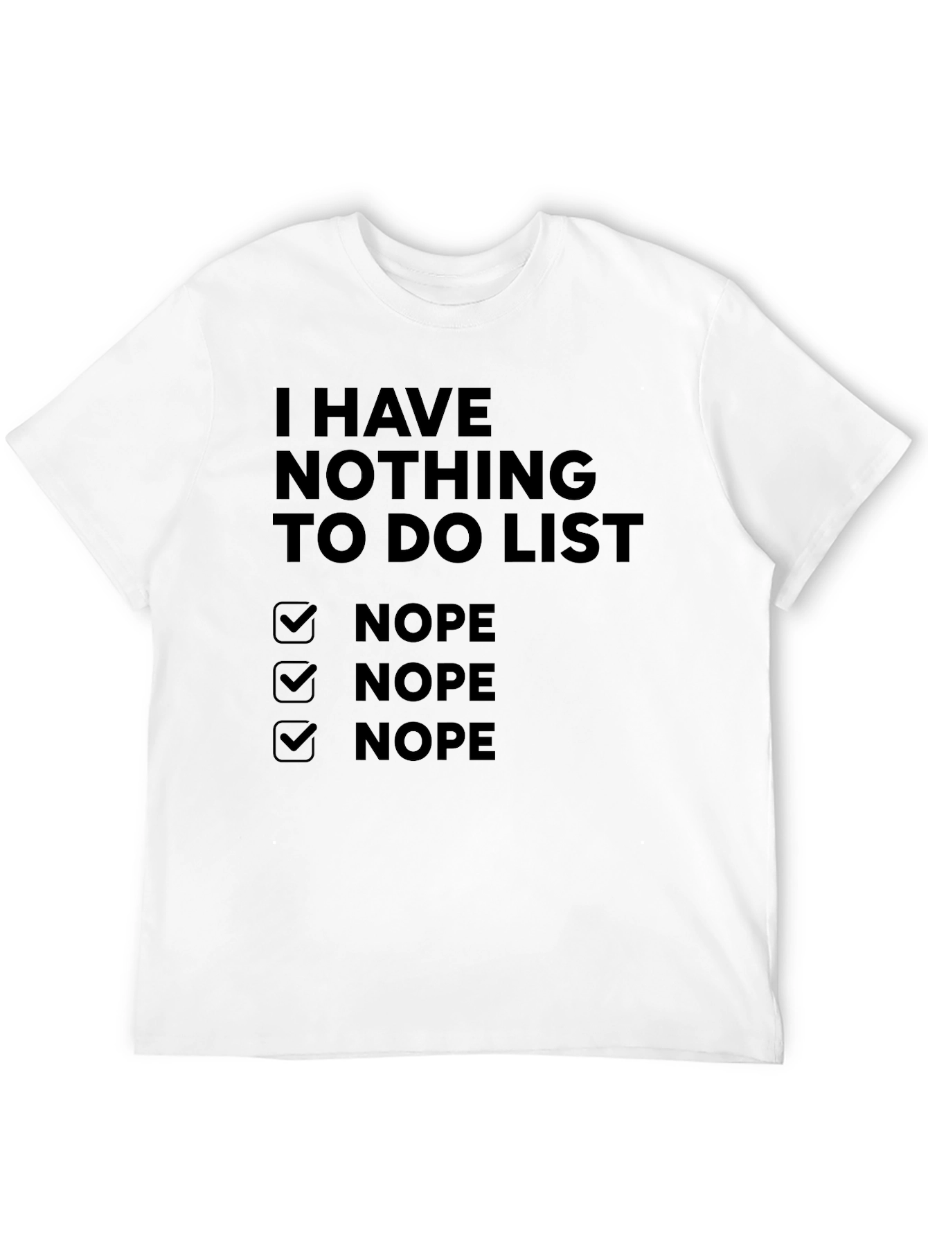Nothing to Do List Graphic Tee