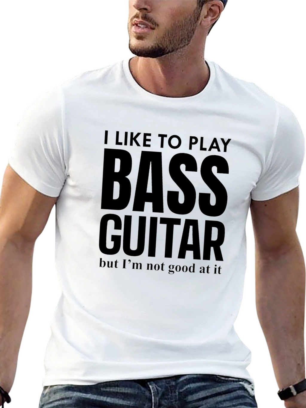 Funny Bass Guitar Player T-Shirt