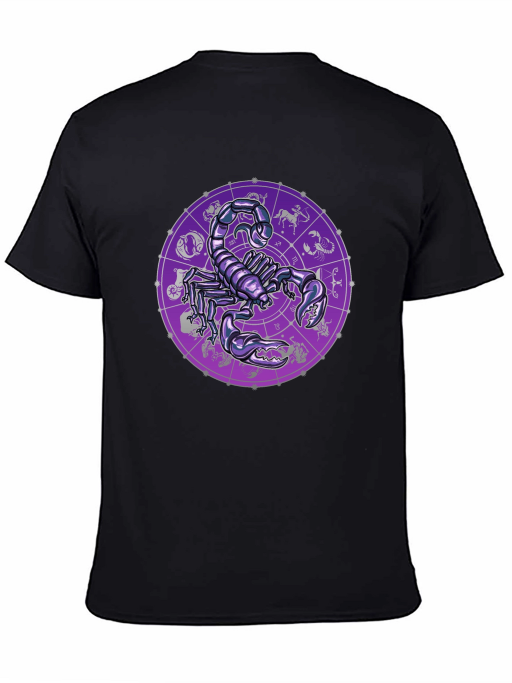 Scorpio Zodiac Graphic Tee - Black
