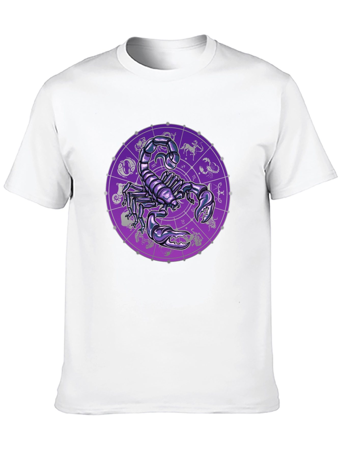 Scorpio Zodiac Graphic Tee - Black