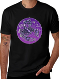 Scorpio Zodiac Graphic Tee - Black