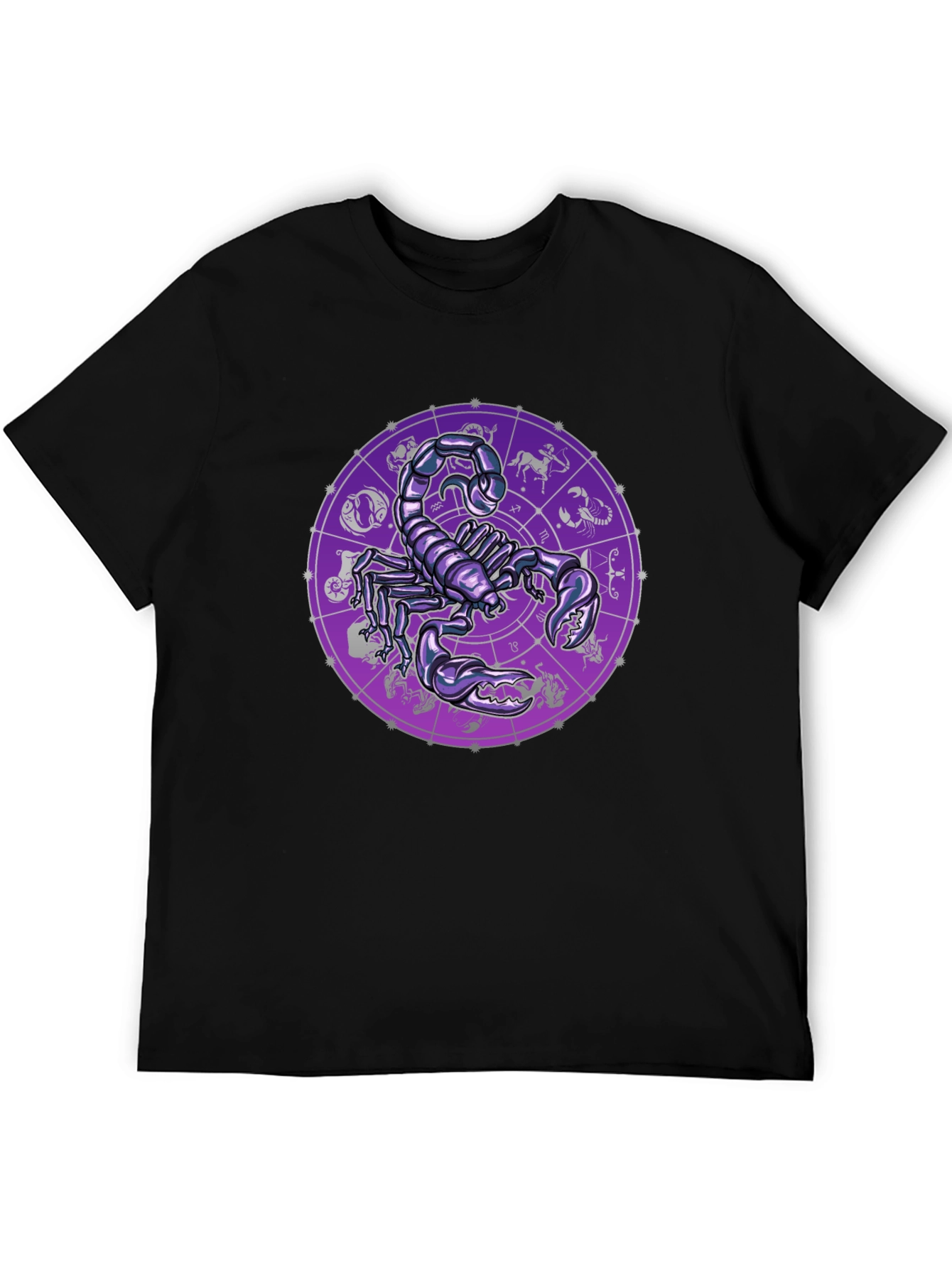 Scorpio Zodiac Graphic Tee - Black