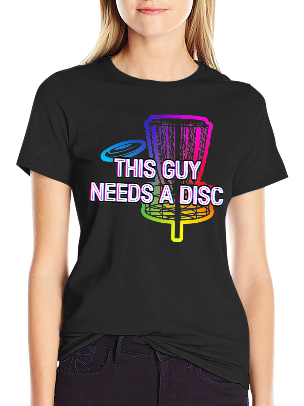 This Guy Needs A Disc Golf T-Shirt