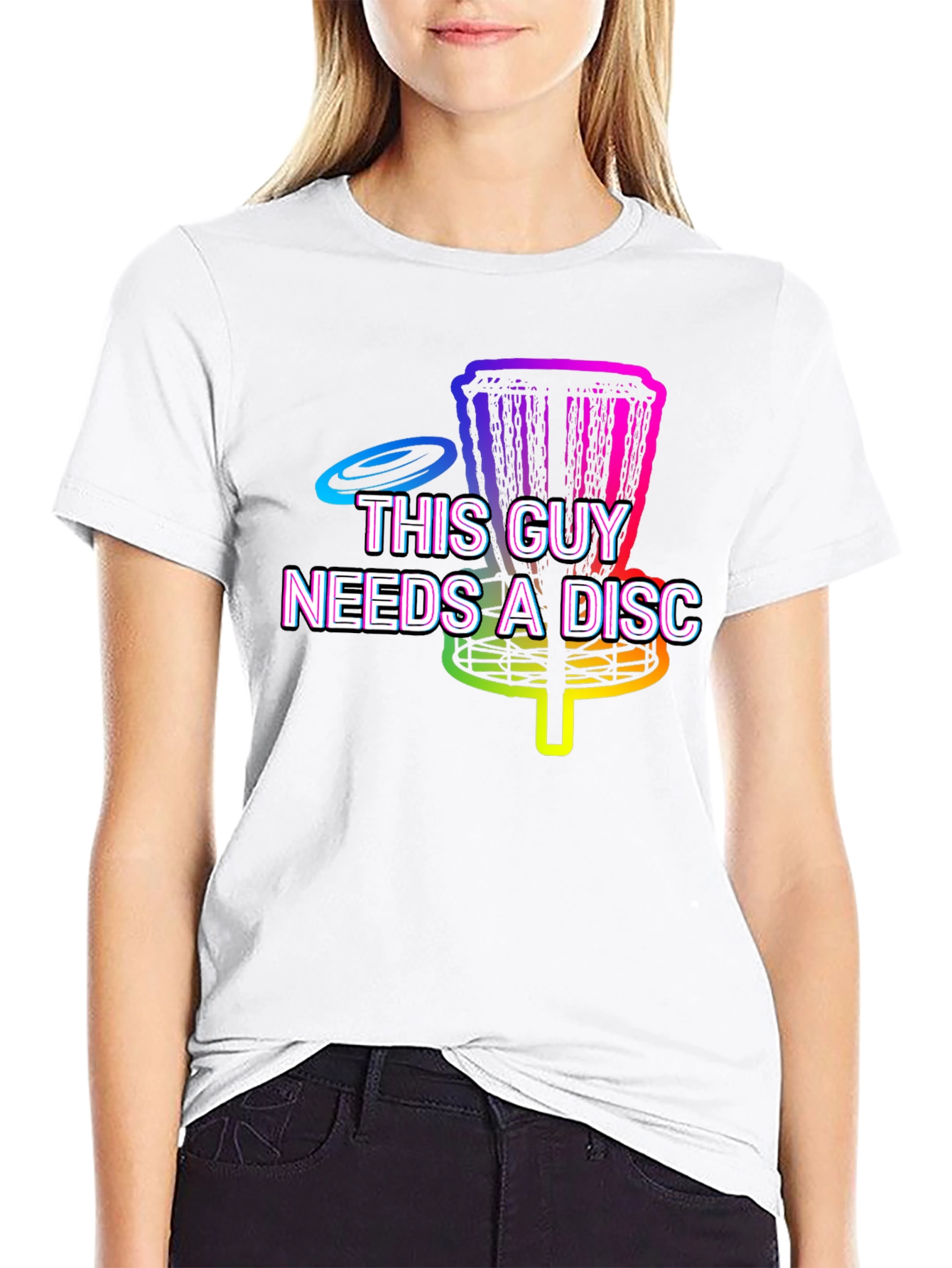 This Guy Needs A Disc Golf T-Shirt
