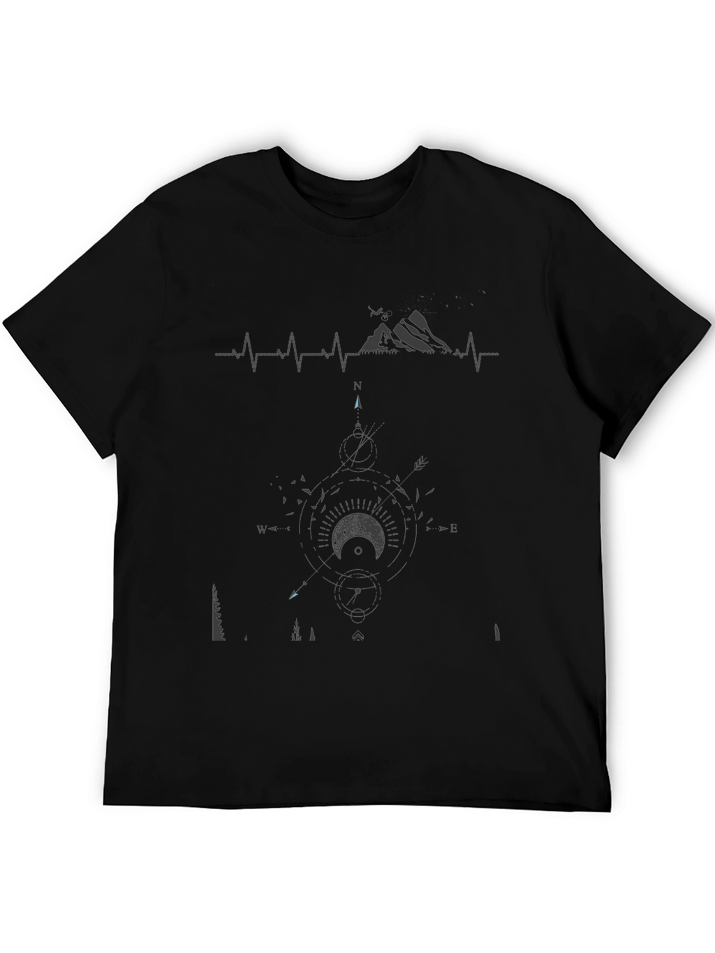 Mountain Heartbeat Graphic Tee - Adventure Ready
