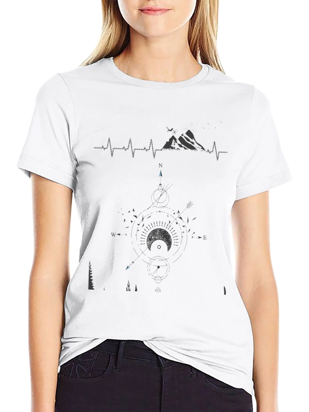 Mountain Heartbeat Graphic Tee - Adventure Ready