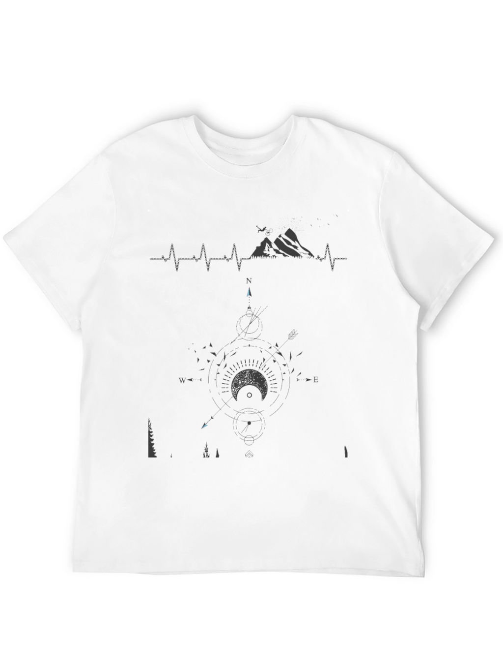 Mountain Heartbeat Graphic Tee - Adventure Ready