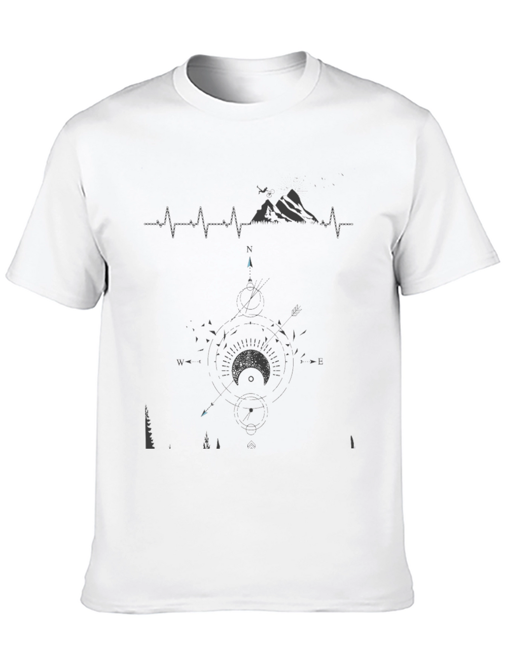 Mountain Heartbeat Graphic Tee - Adventure Ready