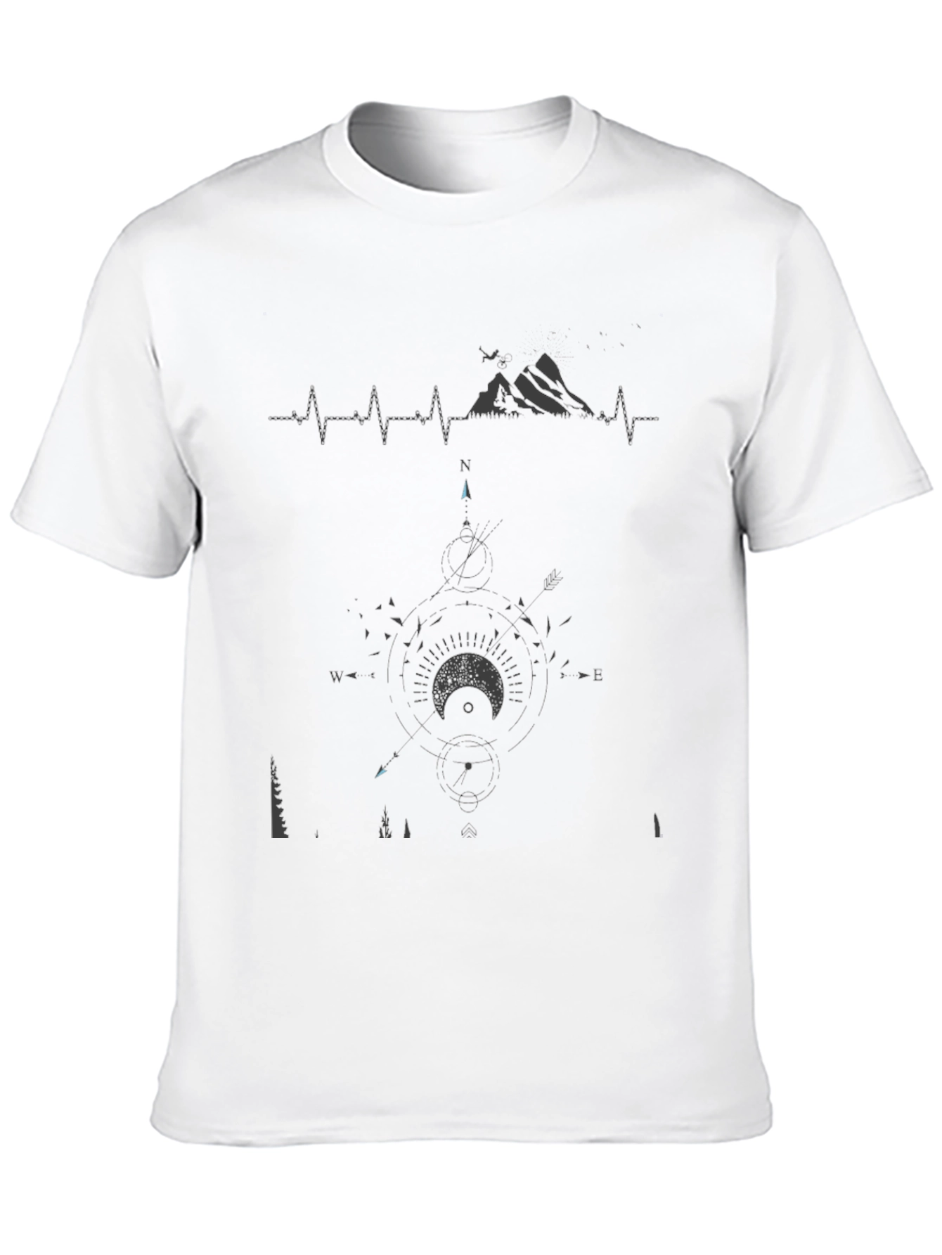 Mountain Heartbeat Graphic Tee - Adventure Ready