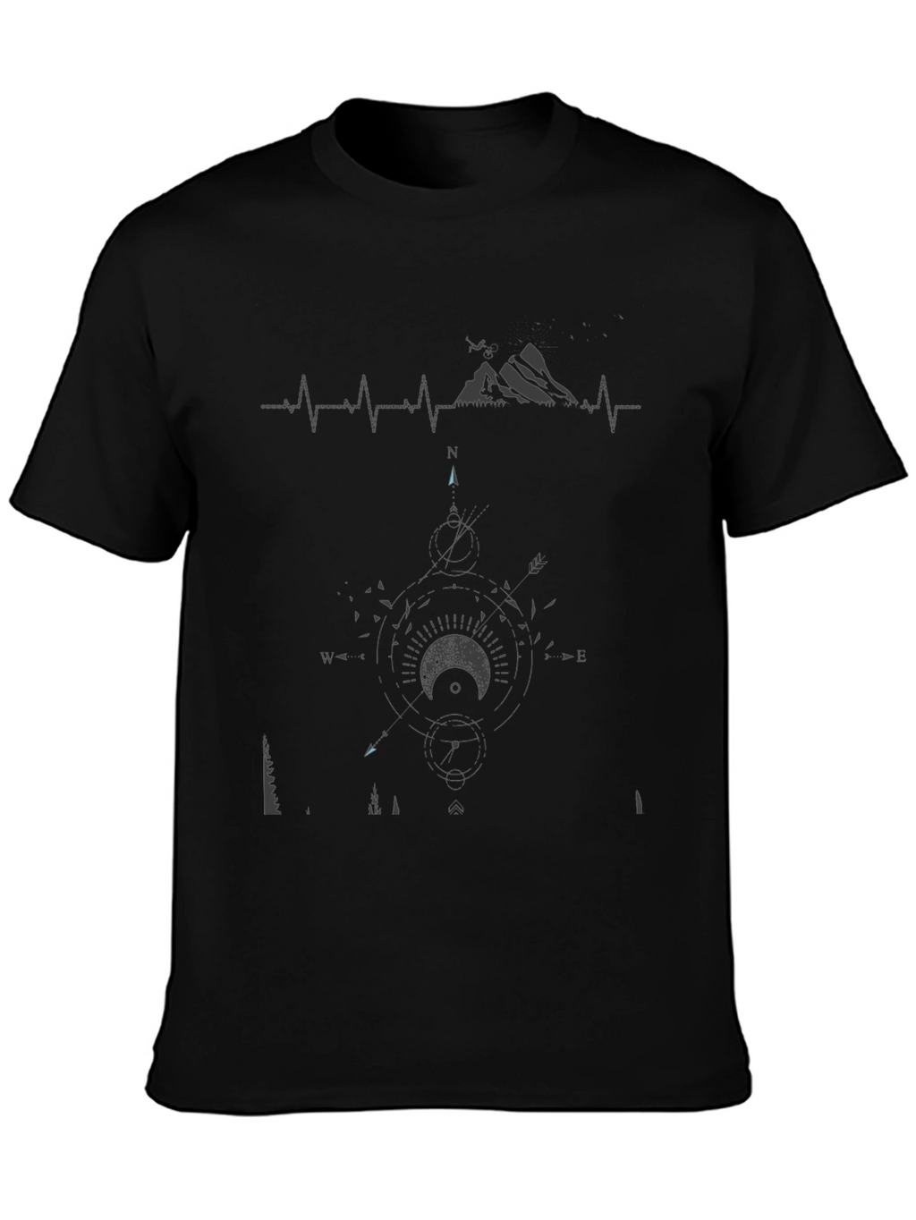 Mountain Heartbeat Graphic Tee - Adventure Ready
