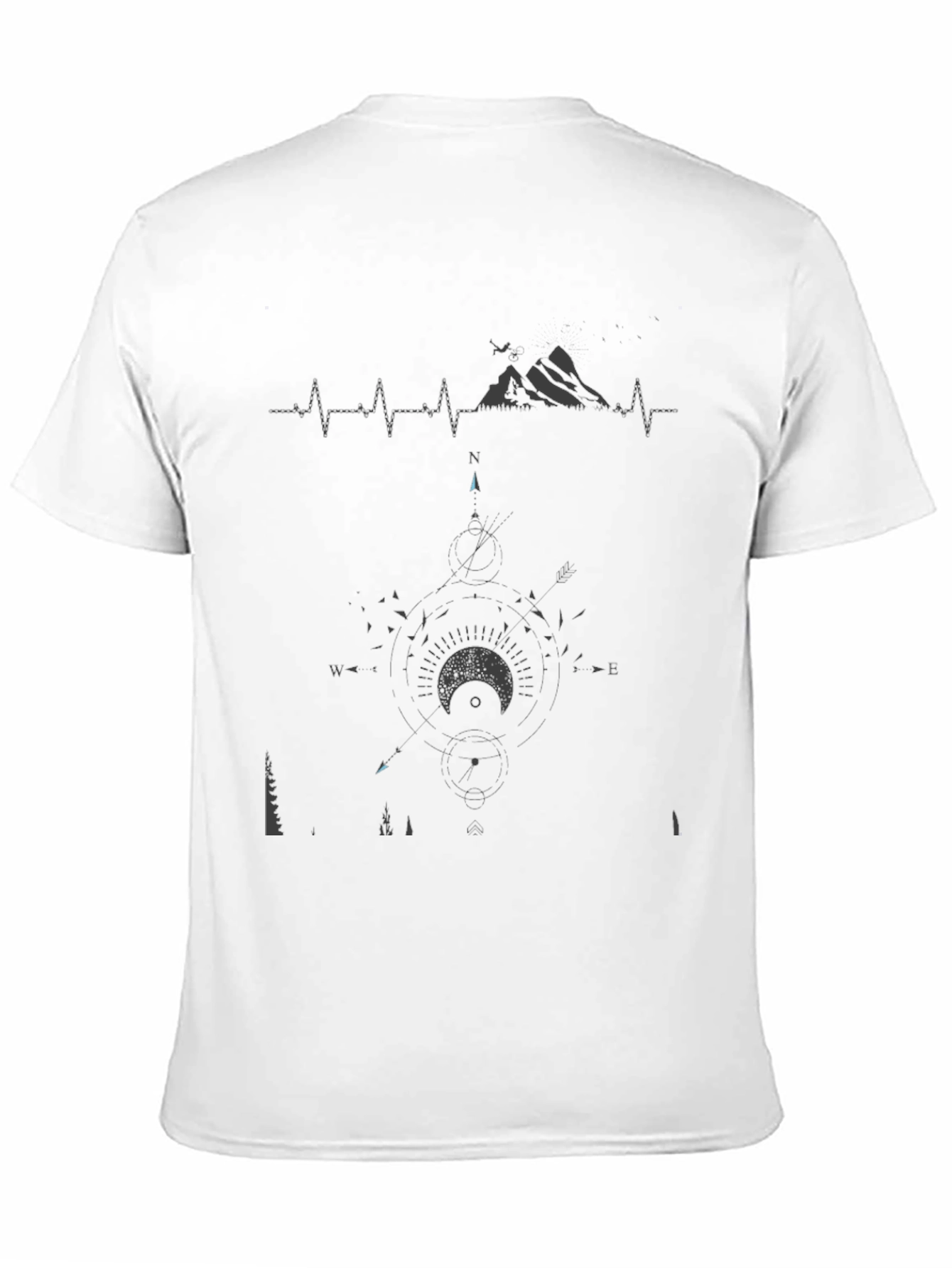 Mountain Heartbeat Graphic Tee - Adventure Ready