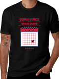 Vote T-Shirt - Your Voice Your Vote Election Tee