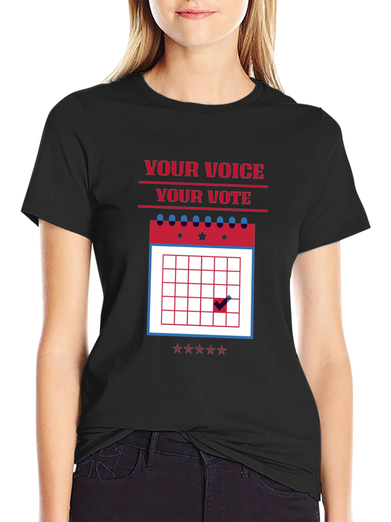 Vote T-Shirt - Your Voice Your Vote Election Tee