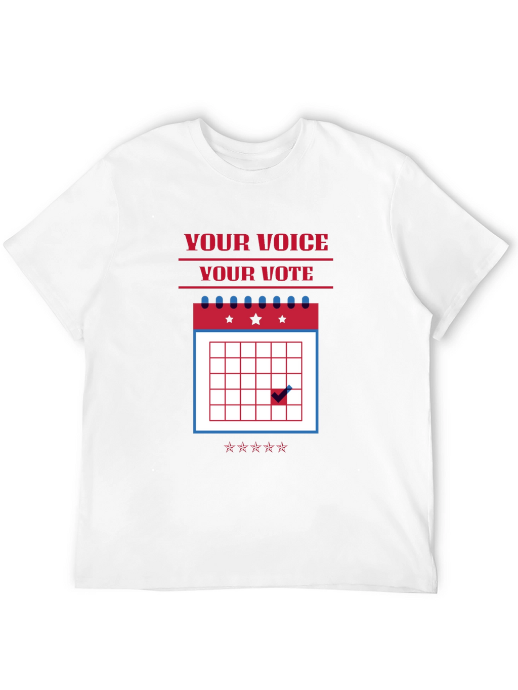Vote T-Shirt - Your Voice Your Vote Election Tee