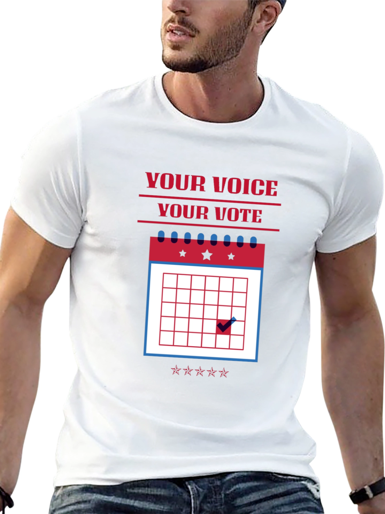Vote T-Shirt - Your Voice Your Vote Election Tee