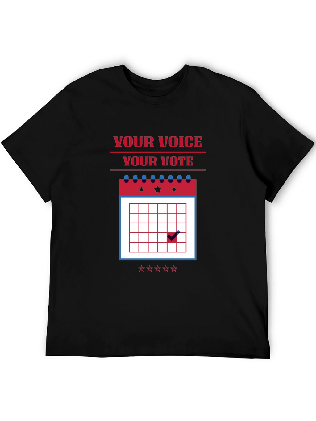 Vote T-Shirt - Your Voice Your Vote Election Tee