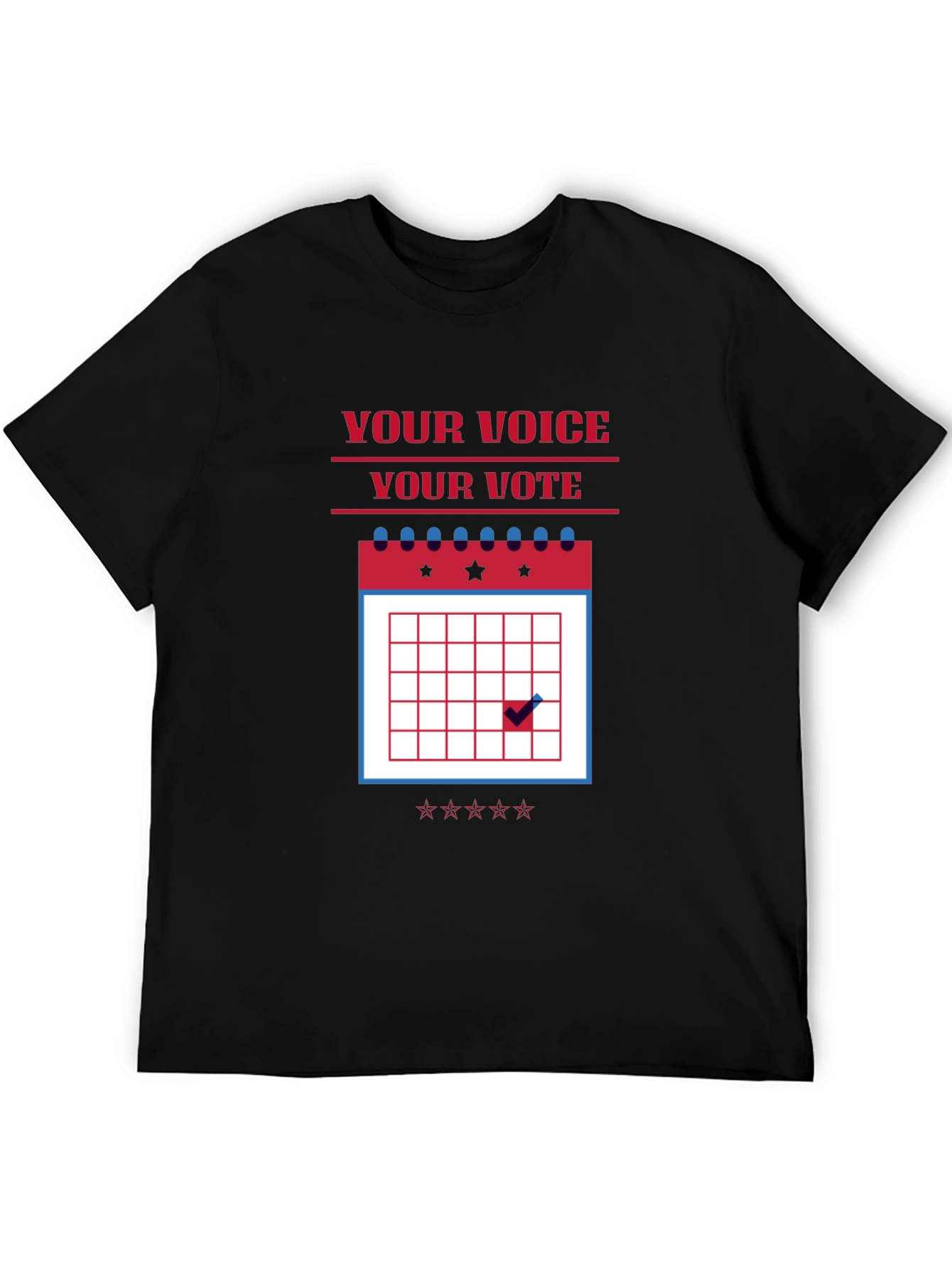 Vote T-Shirt - Your Voice Your Vote Election Tee