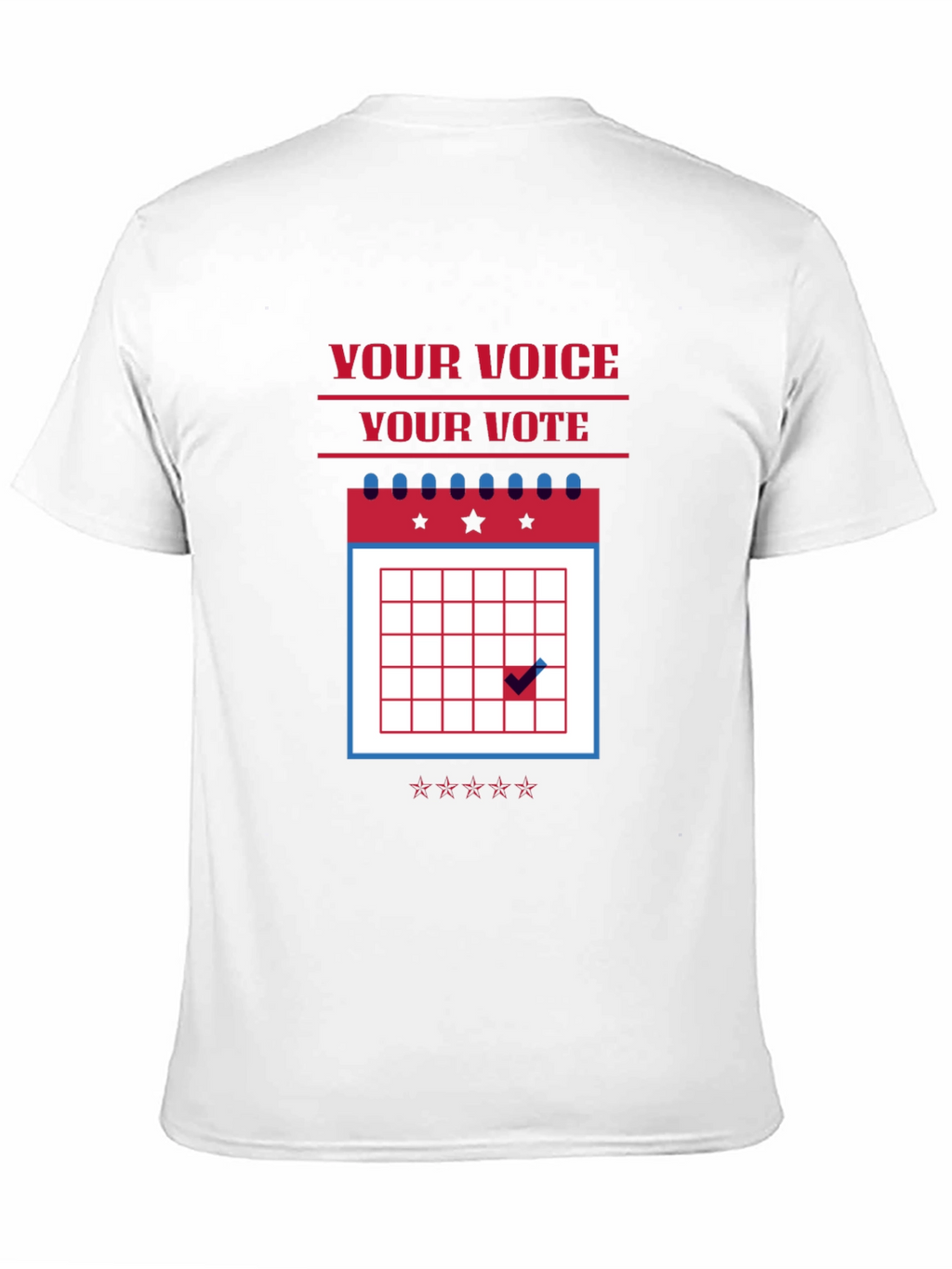 Vote T-Shirt - Your Voice Your Vote Election Tee