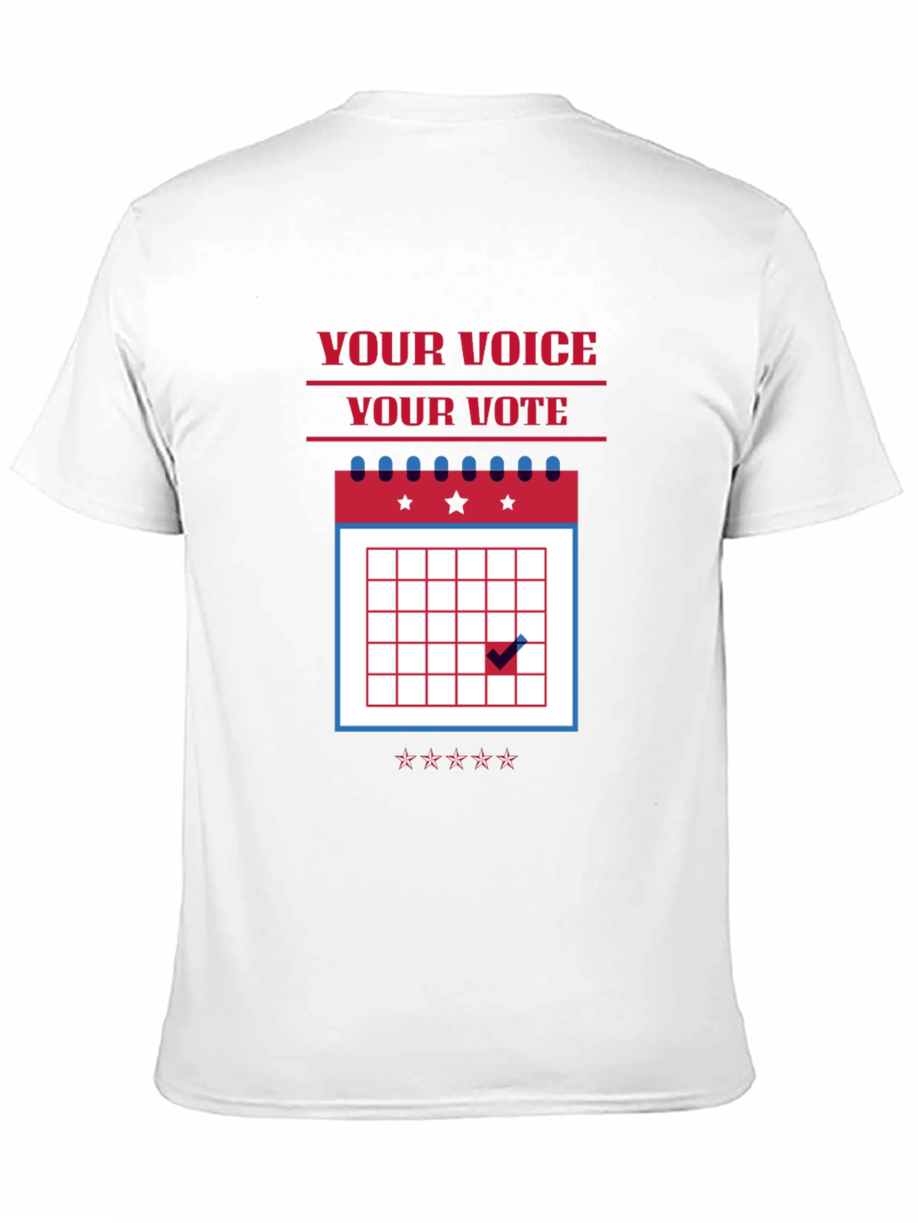 Vote T-Shirt - Your Voice Your Vote Election Tee