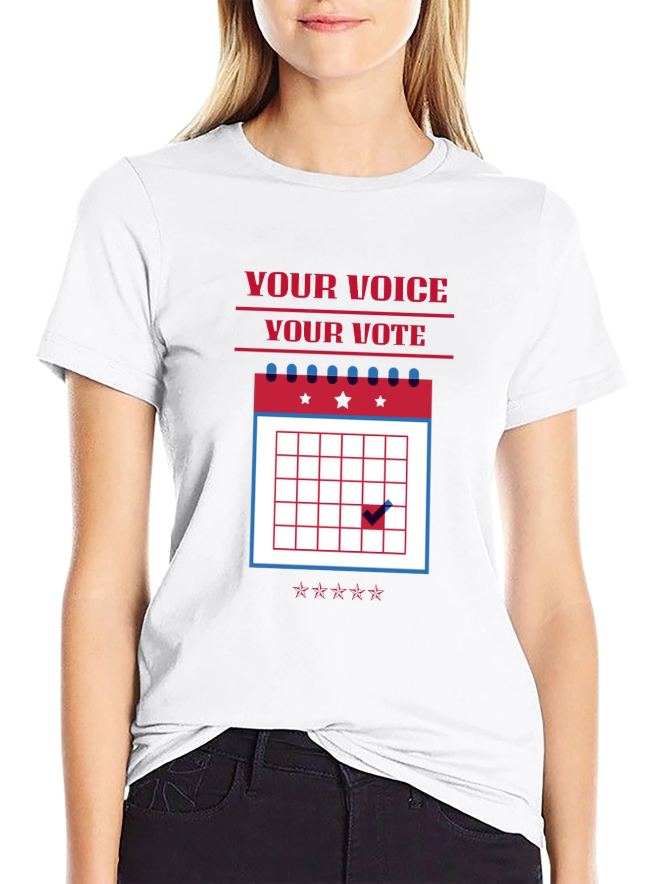 Vote T-Shirt - Your Voice Your Vote Election Tee
