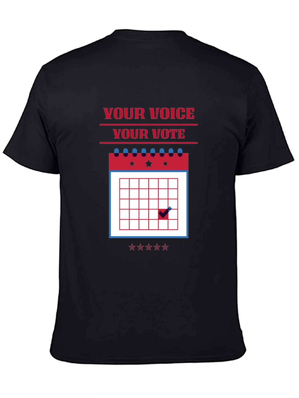 Vote T-Shirt - Your Voice Your Vote Election Tee
