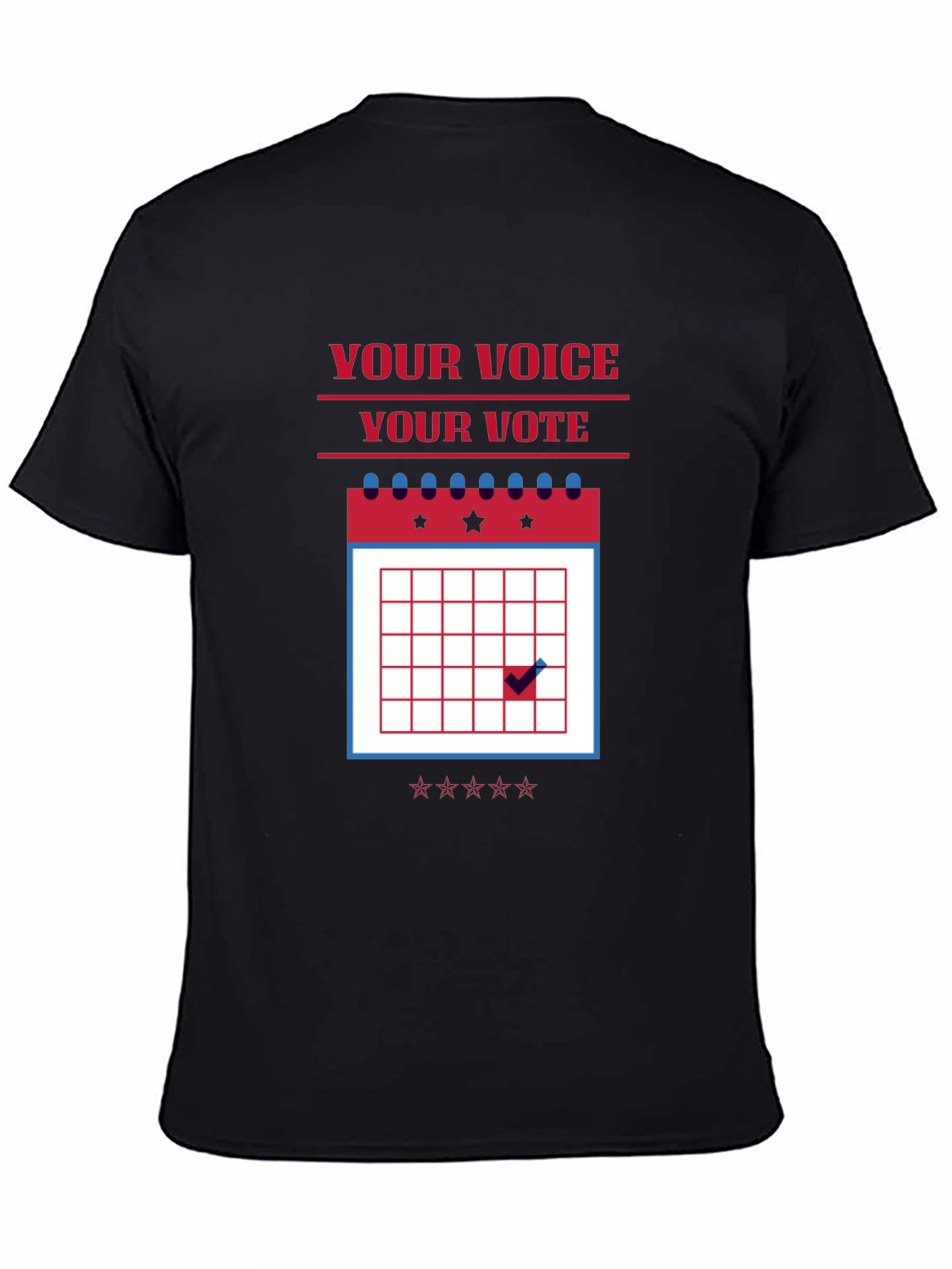 Vote T-Shirt - Your Voice Your Vote Election Tee