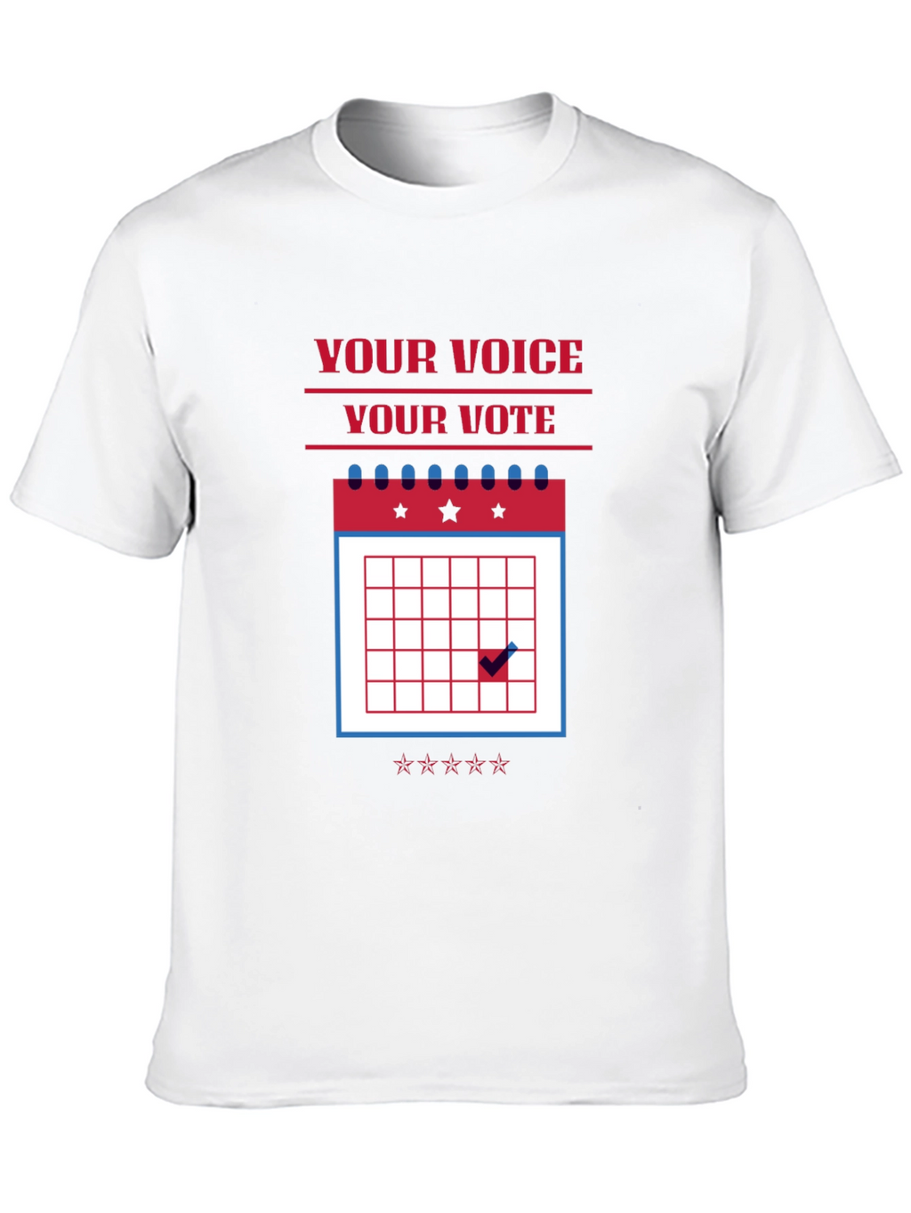 Vote T-Shirt - Your Voice Your Vote Election Tee