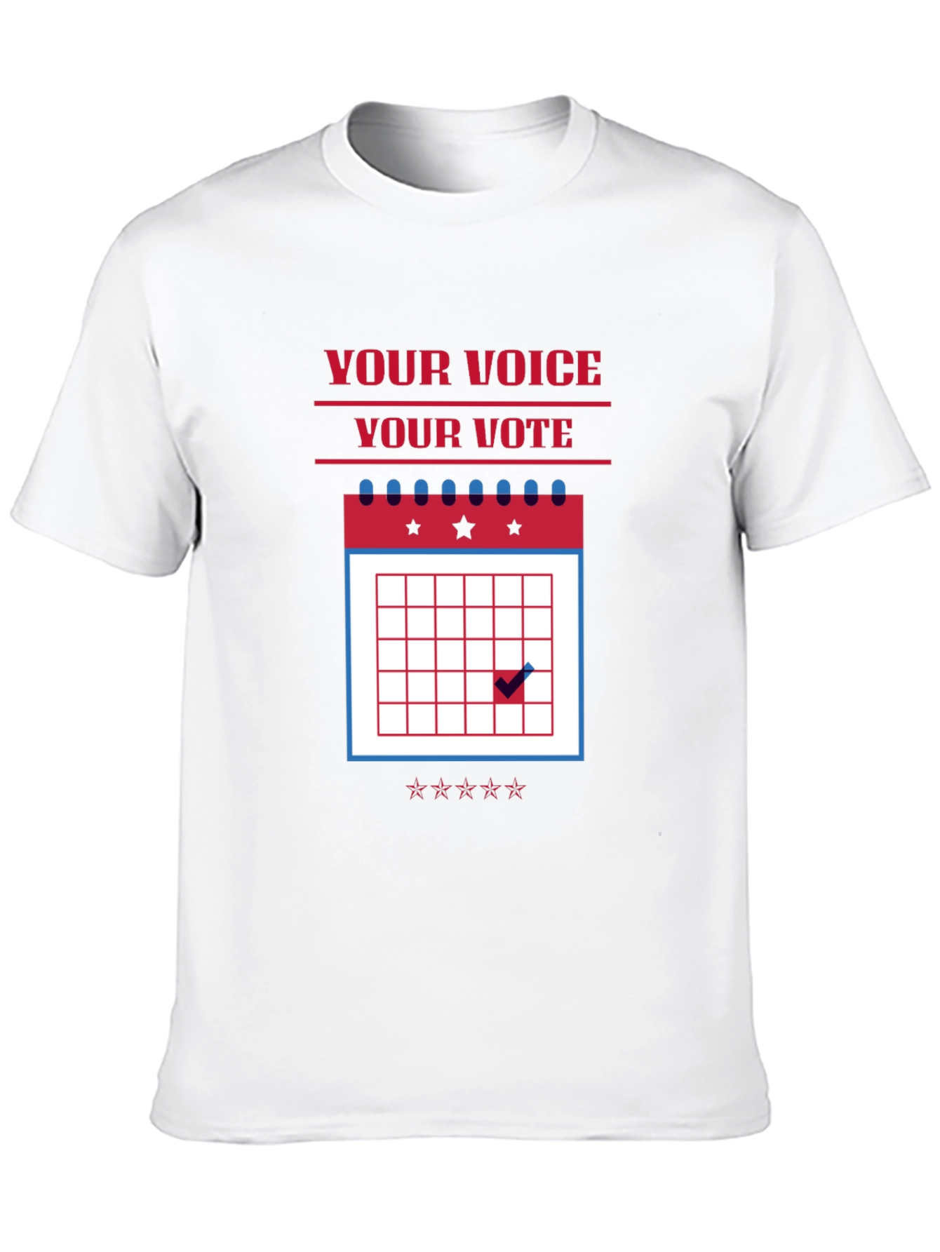 Vote T-Shirt - Your Voice Your Vote Election Tee