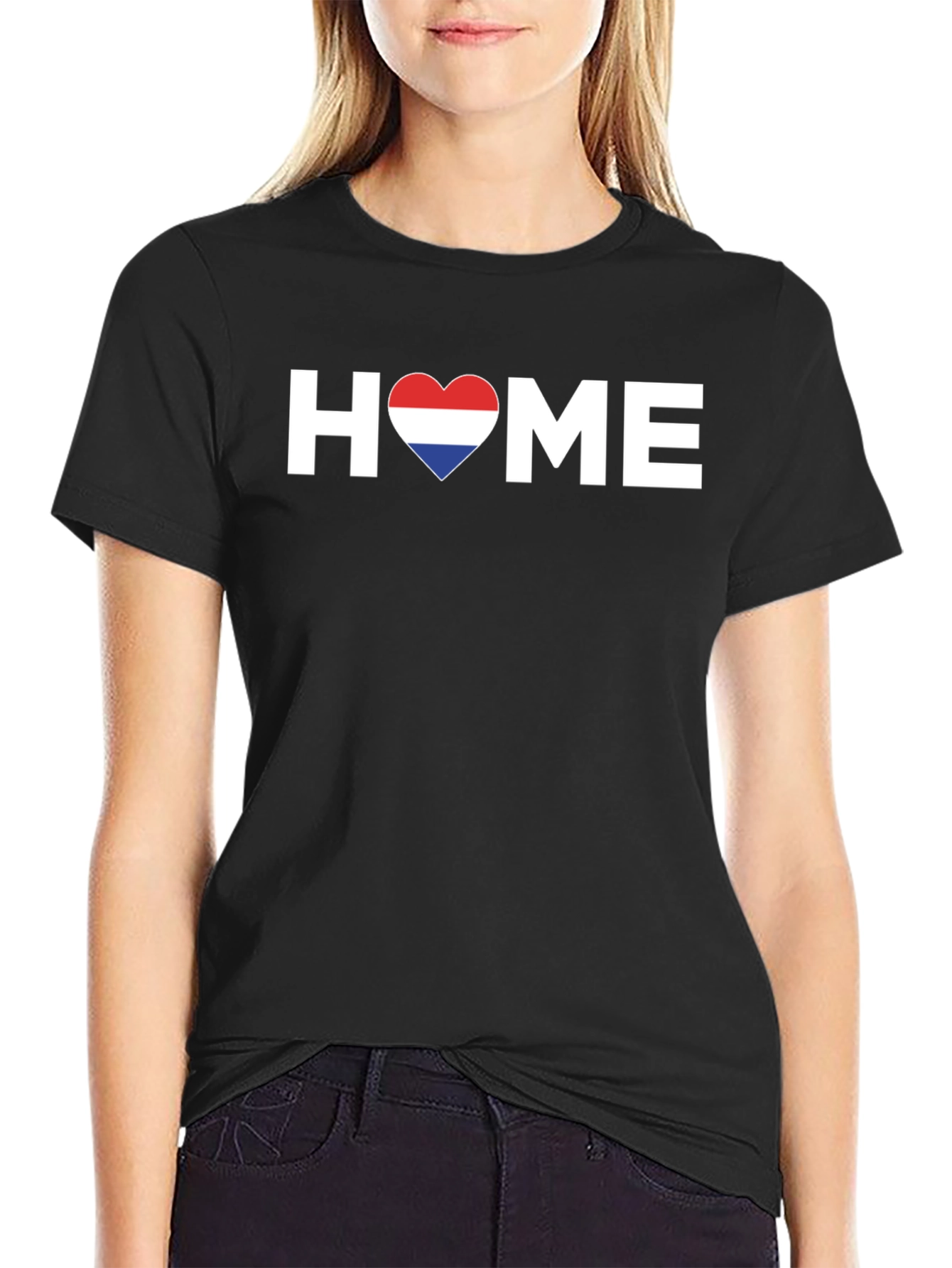 Home Netherlands Flag Heart T-Shirt