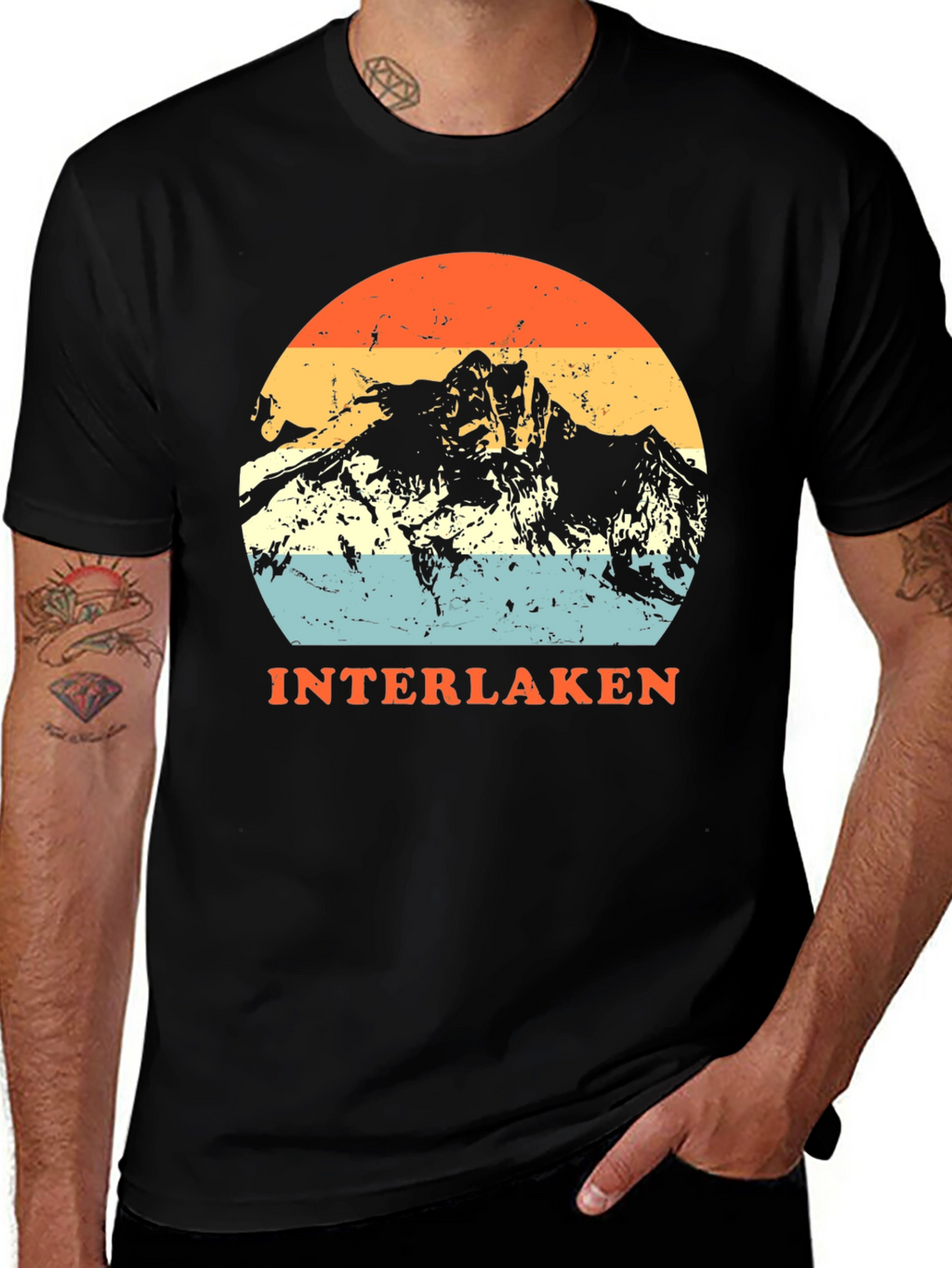 Interlaken Mountain Graphic Tee