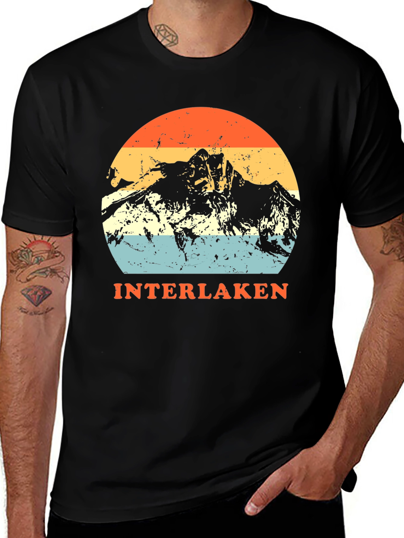 Interlaken Mountain Graphic Tee