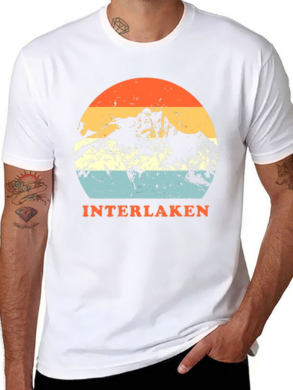Interlaken Mountain Graphic Tee