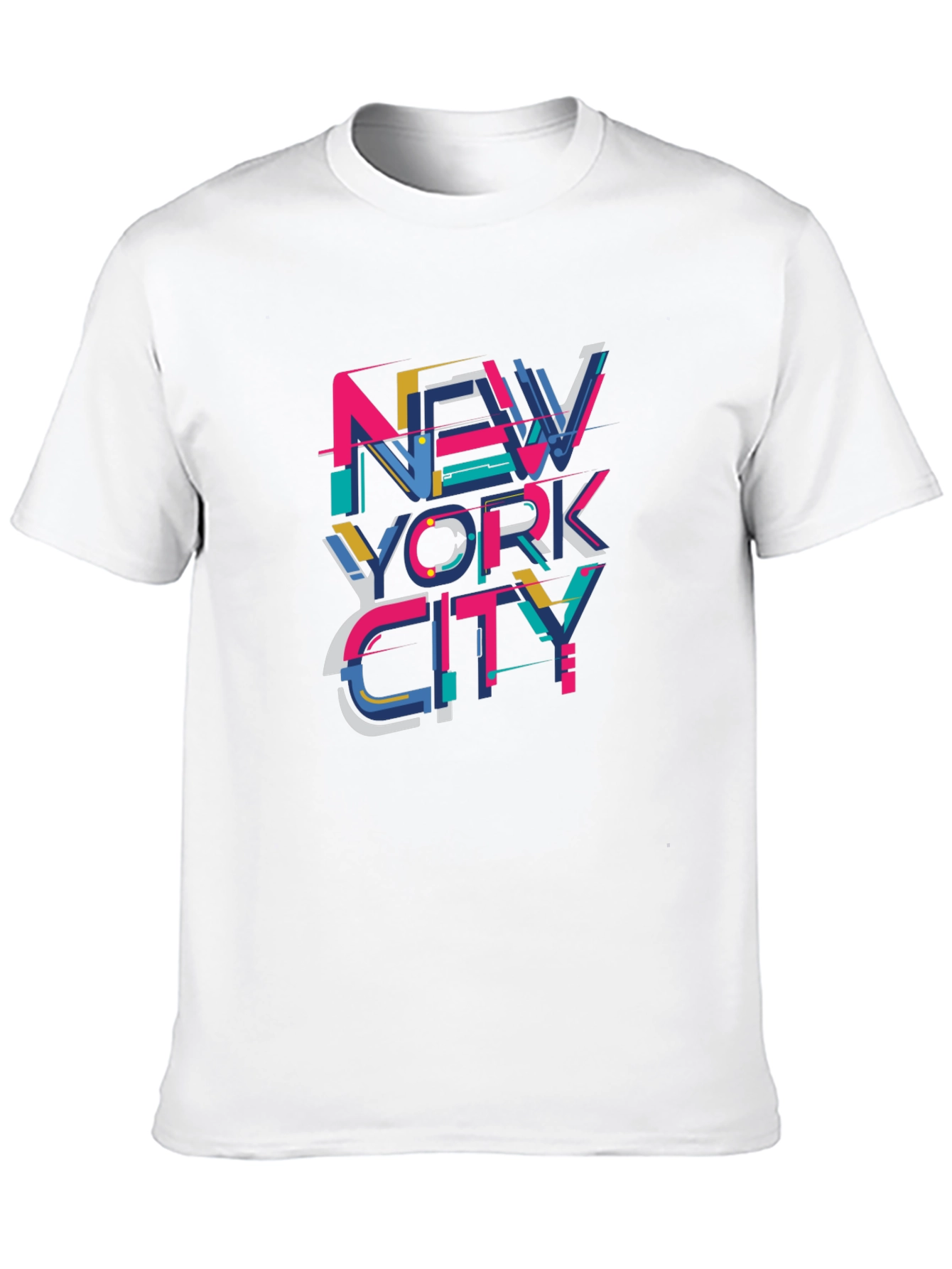 New York City Graphic Print Black T-Shirt