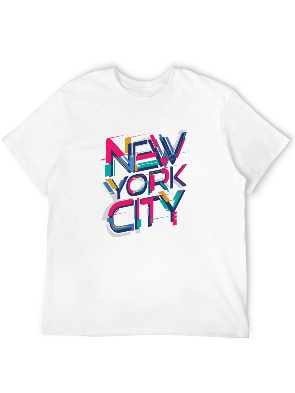 New York City Graphic Print Black T-Shirt