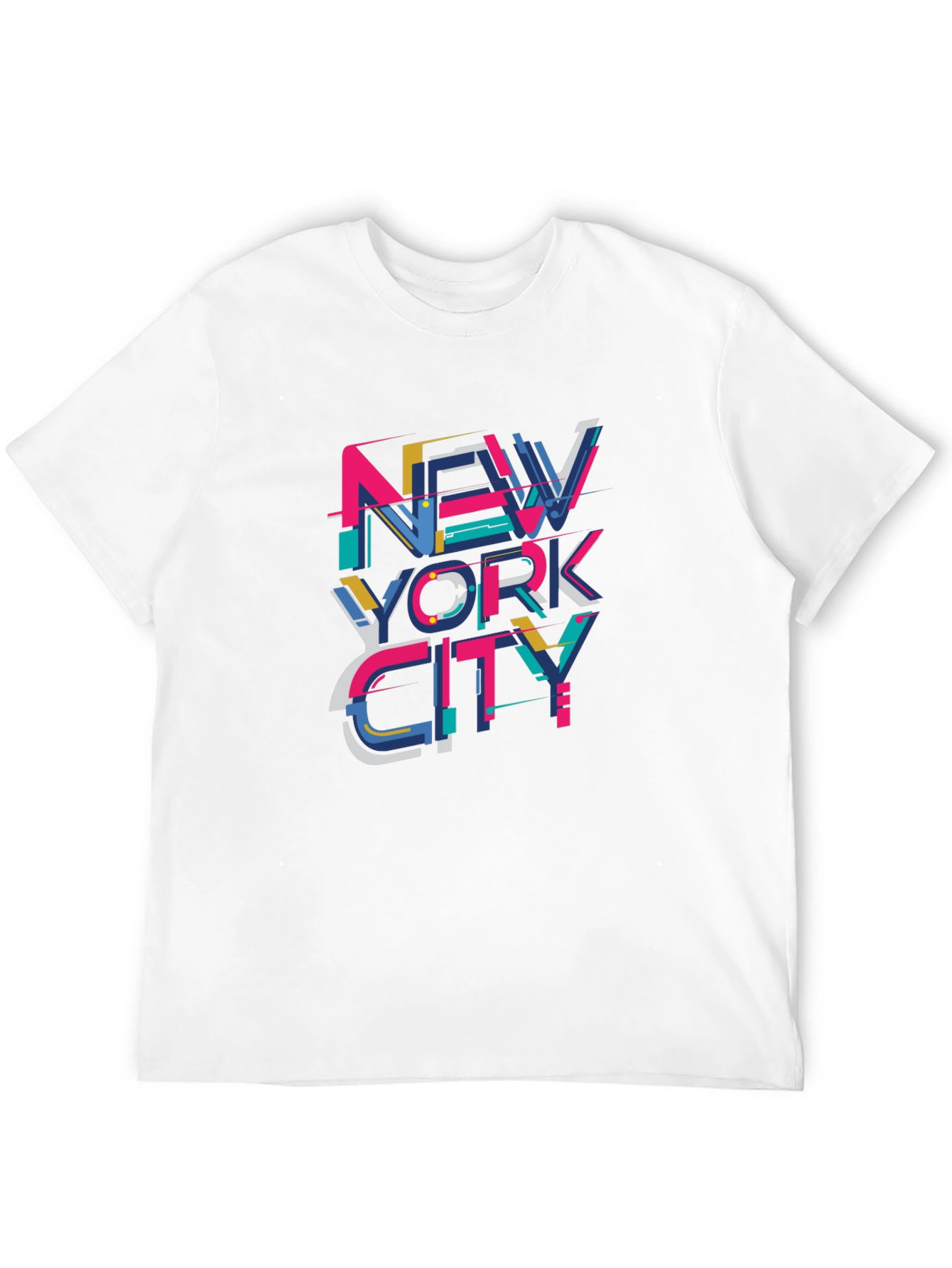 New York City Graphic Print Black T-Shirt