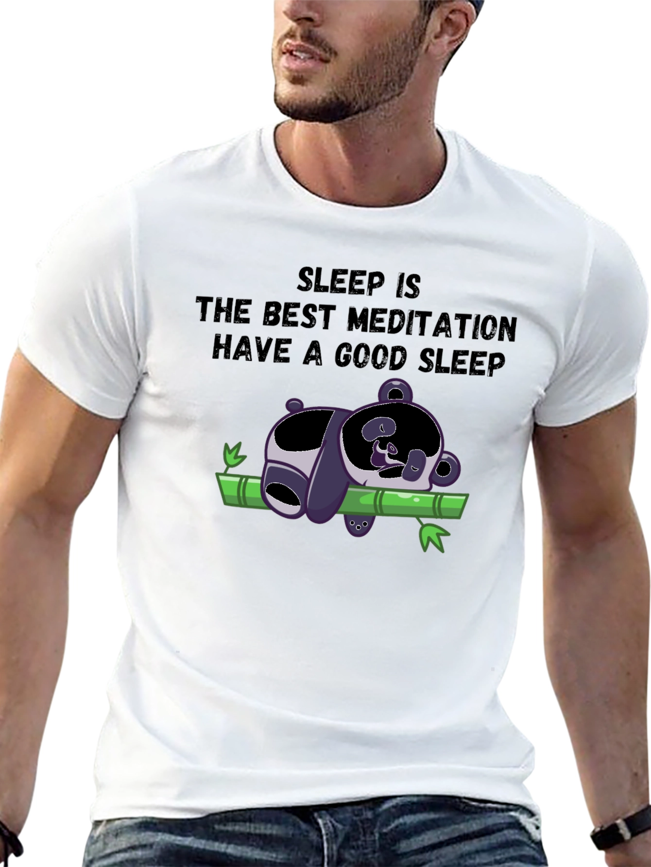 Sleep Meditation Panda T-Shirt