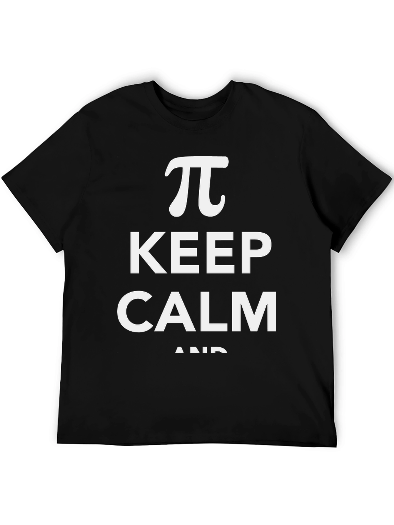 Keep Calm Pi Symbol T-Shirt - Math Lovers Tee
