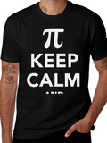 Keep Calm Pi Symbol T-Shirt - Math Lovers Tee