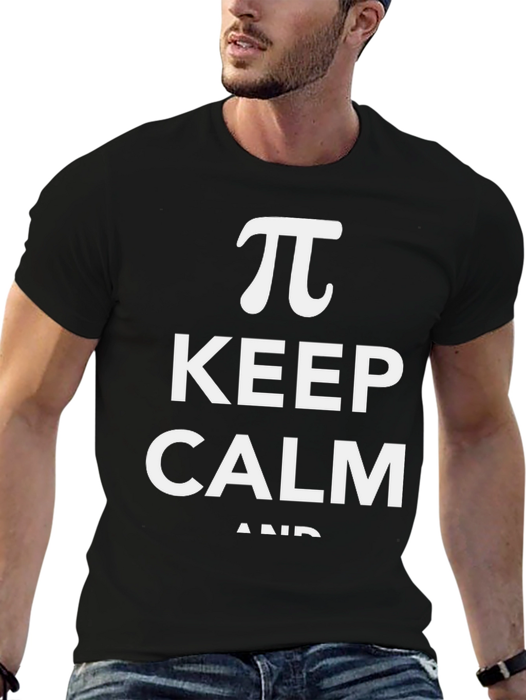 Keep Calm Pi Symbol T-Shirt - Math Lovers Tee