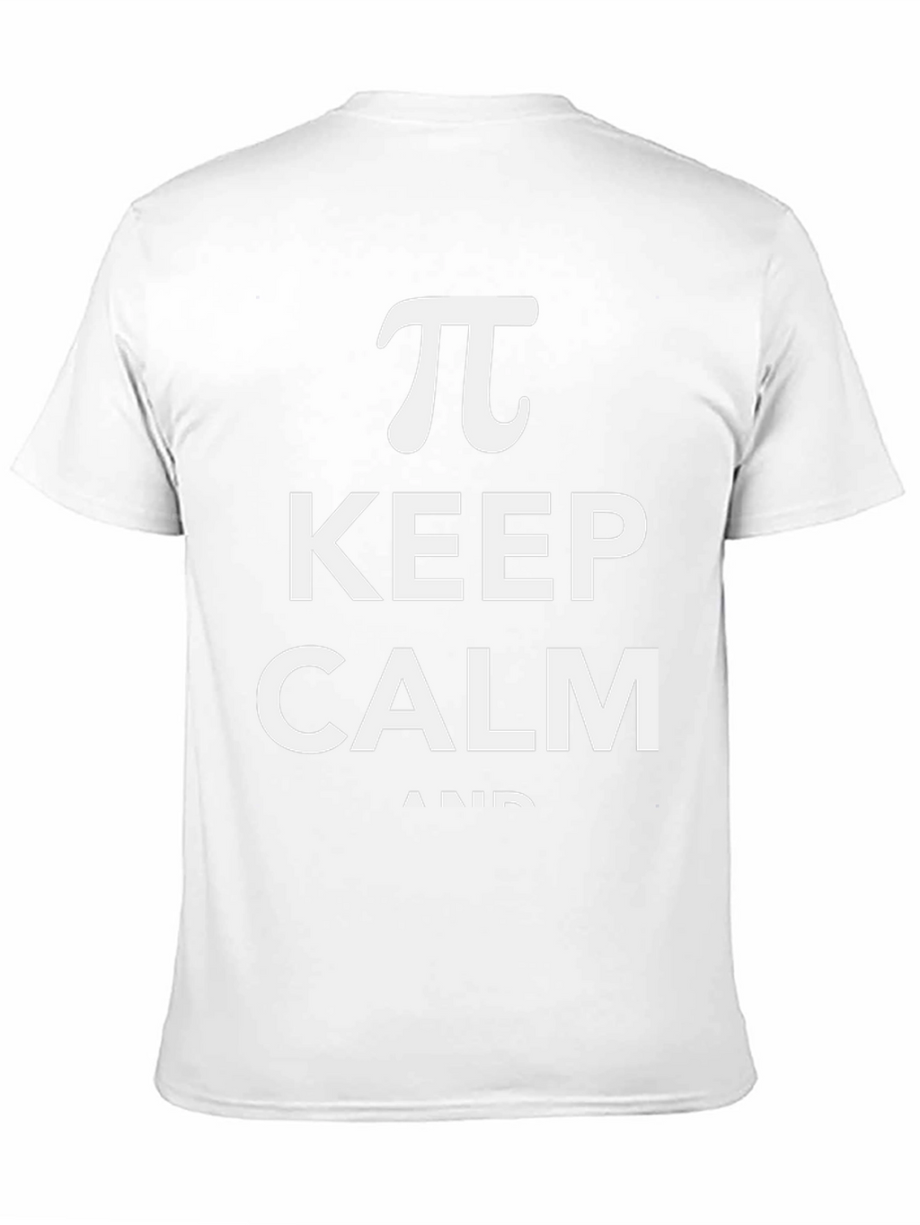 Keep Calm Pi Symbol T-Shirt - Math Lovers Tee