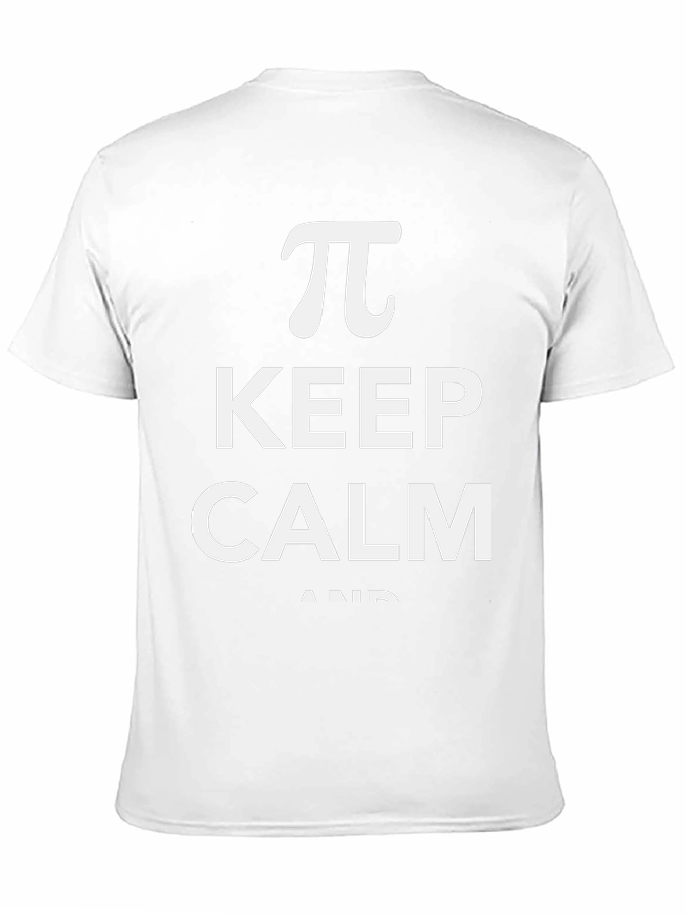 Keep Calm Pi Symbol T-Shirt - Math Lovers Tee