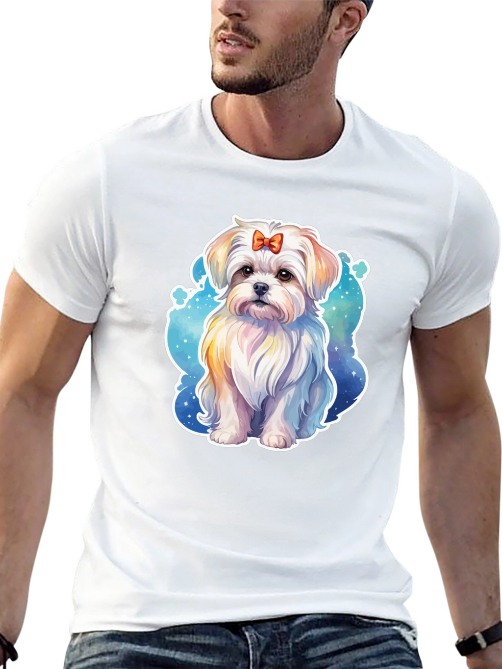 Cute Dog Graphic T-Shirt - Unisex