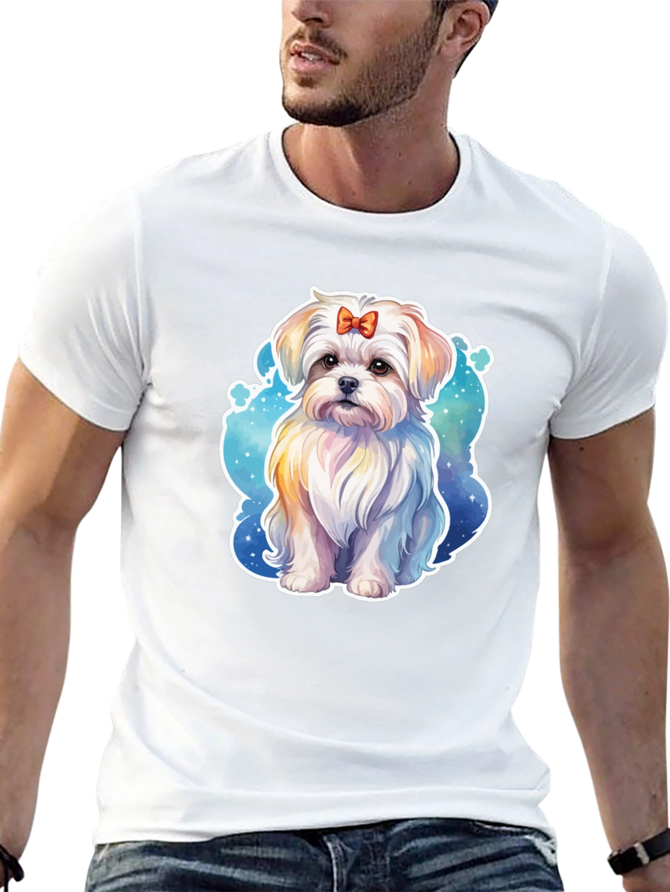 Cute Dog Graphic T-Shirt - Unisex