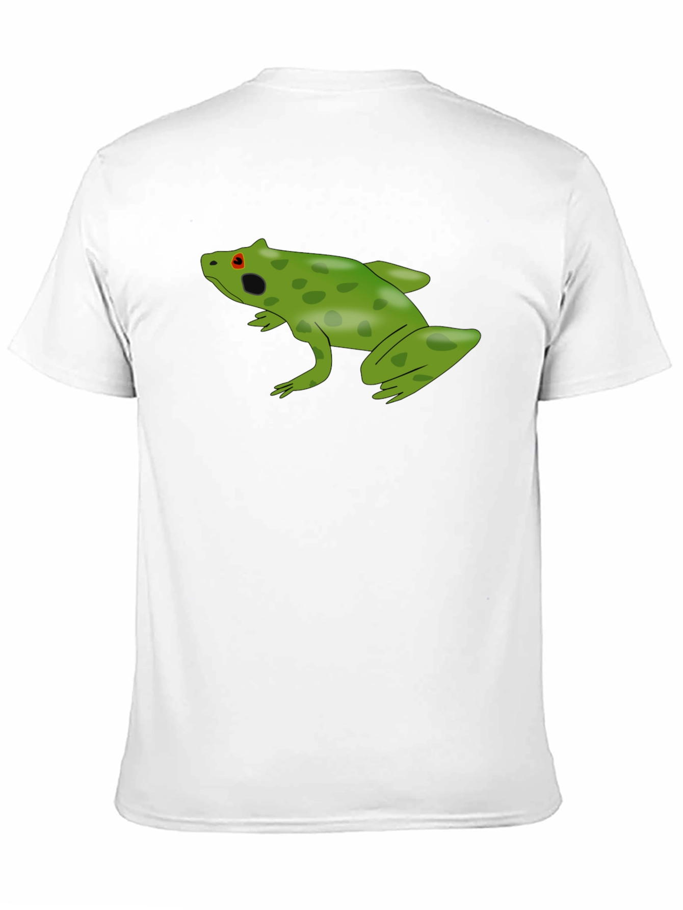 Frog Graphic Tee - Black Cotton Casual Shirt