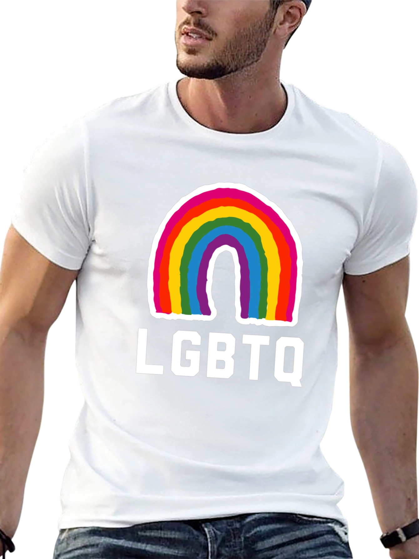 LGBTQ Rainbow Graphic T-Shirt - Pride Apparel