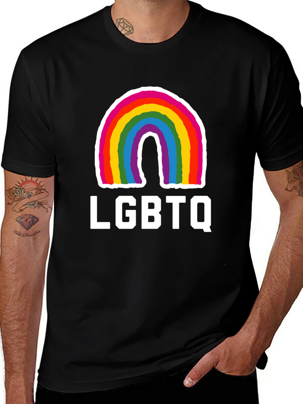 LGBTQ Rainbow Graphic T-Shirt - Pride Apparel