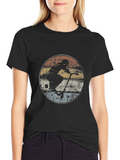 Retro Scooter Silhouette Tee